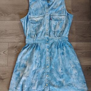 Levi's Light Blue Denim Kids Dress